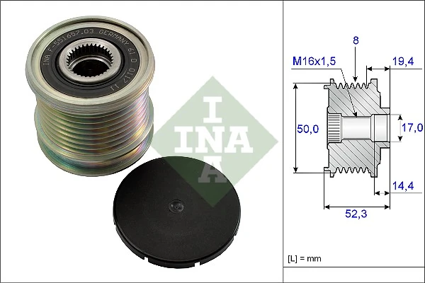 Alternator Freewheel Clutch
